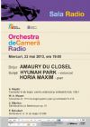 Detalii despre evenimentul Horia Maxim-Amaury Du Closel-Hyunah Park-22.05.2013