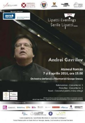 bilete la Concertele marelui pianist rus Andrei Gavrilov