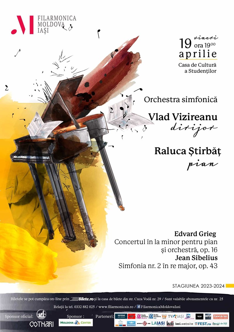 bilete Concert simfonic – Grieg, Sibelius