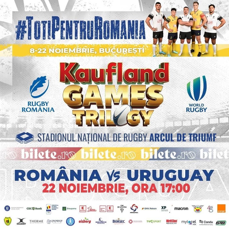 bilete Kaufland Games Trilogy - Romania vs Uruguay