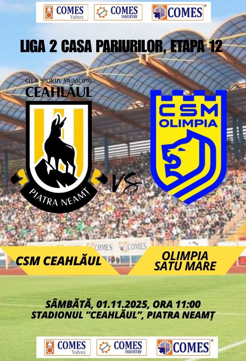 bilete ACSM Ceahlaul Piatra Neamt - CSM Olimpia Satu Mare