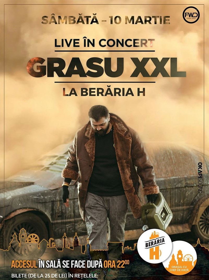 bilete Grasu XXL - LIVE in concert la Beraria H