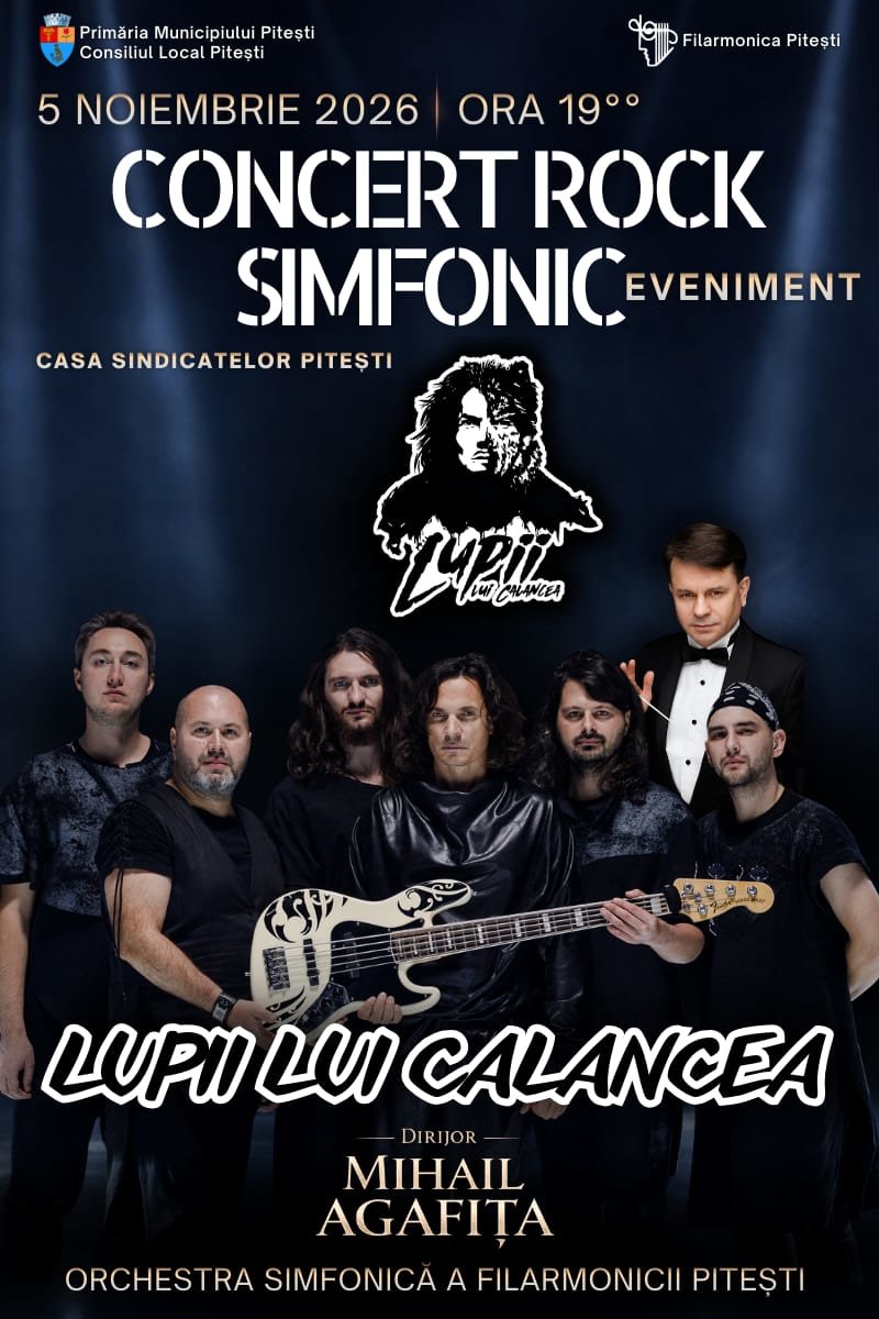 Casa de Cultura a Sindicatelor, Pitesti Lupii lui Calancea - 05 nov 2026 Joi, 5 Noiembrie 2026, ora 19:00