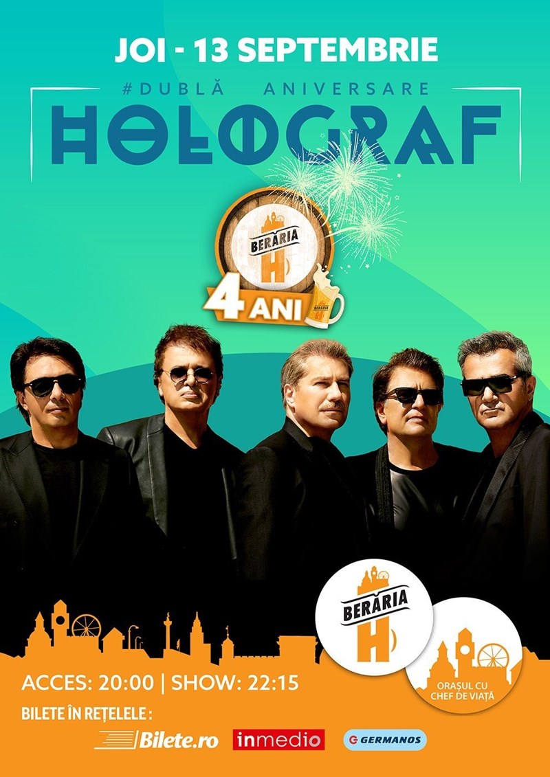 bilete Holograf in concert la Beraria H