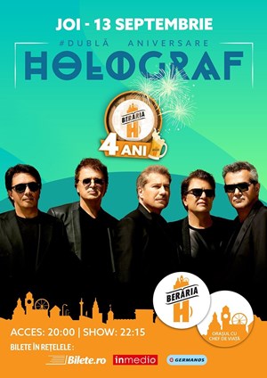 bilete la Holograf in concert la Beraria H