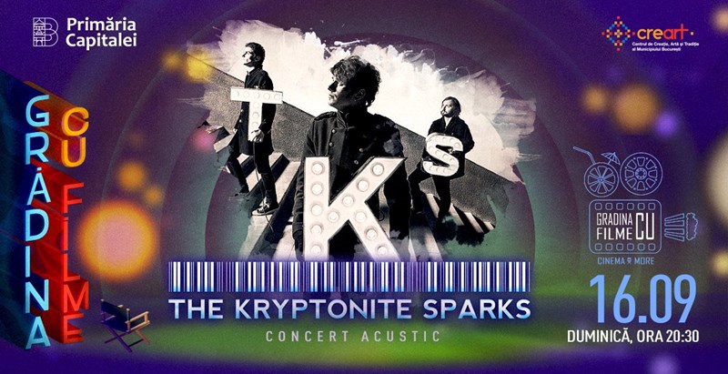 bilete Concert The Kryptonite Sparks Acustic – Gradina cu filme