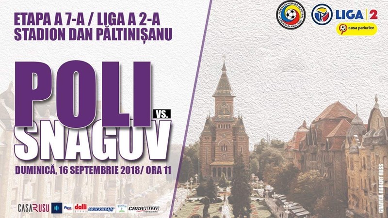 bilete Poli Timisoara - CS Sportul Snagov SA