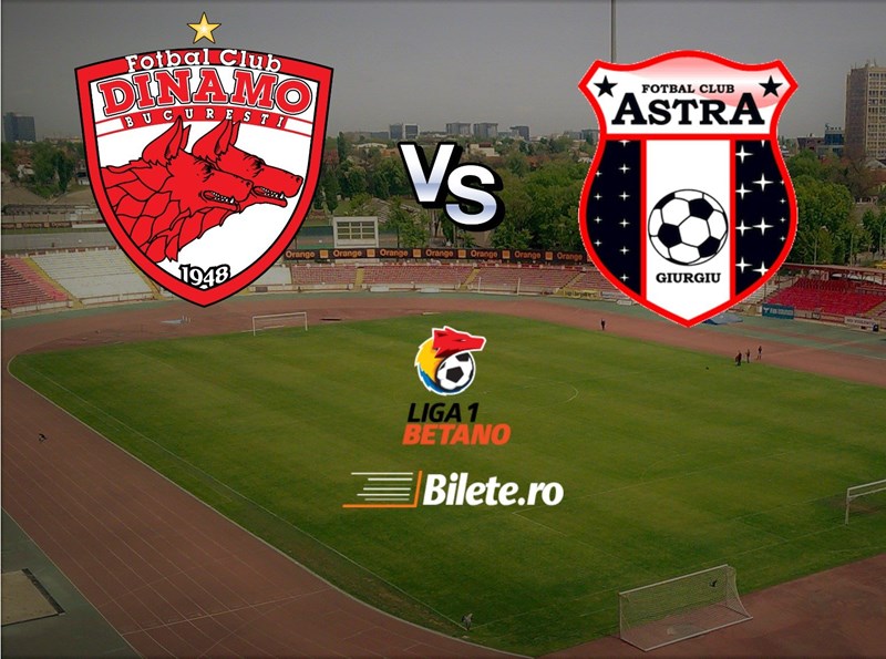 bilete FC Dinamo 1948 - AFC Astra Giurgiu - Liga 1 Betano