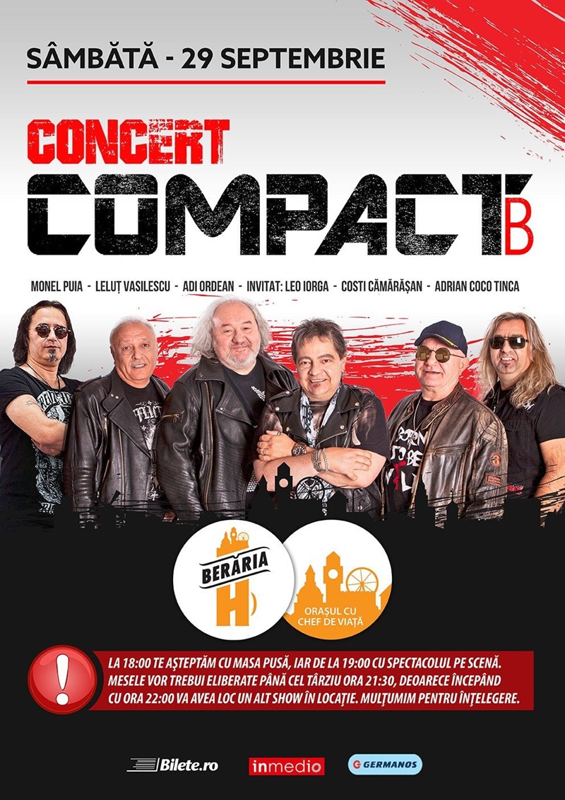 bilete Compact B se intoarce la Beraria H
