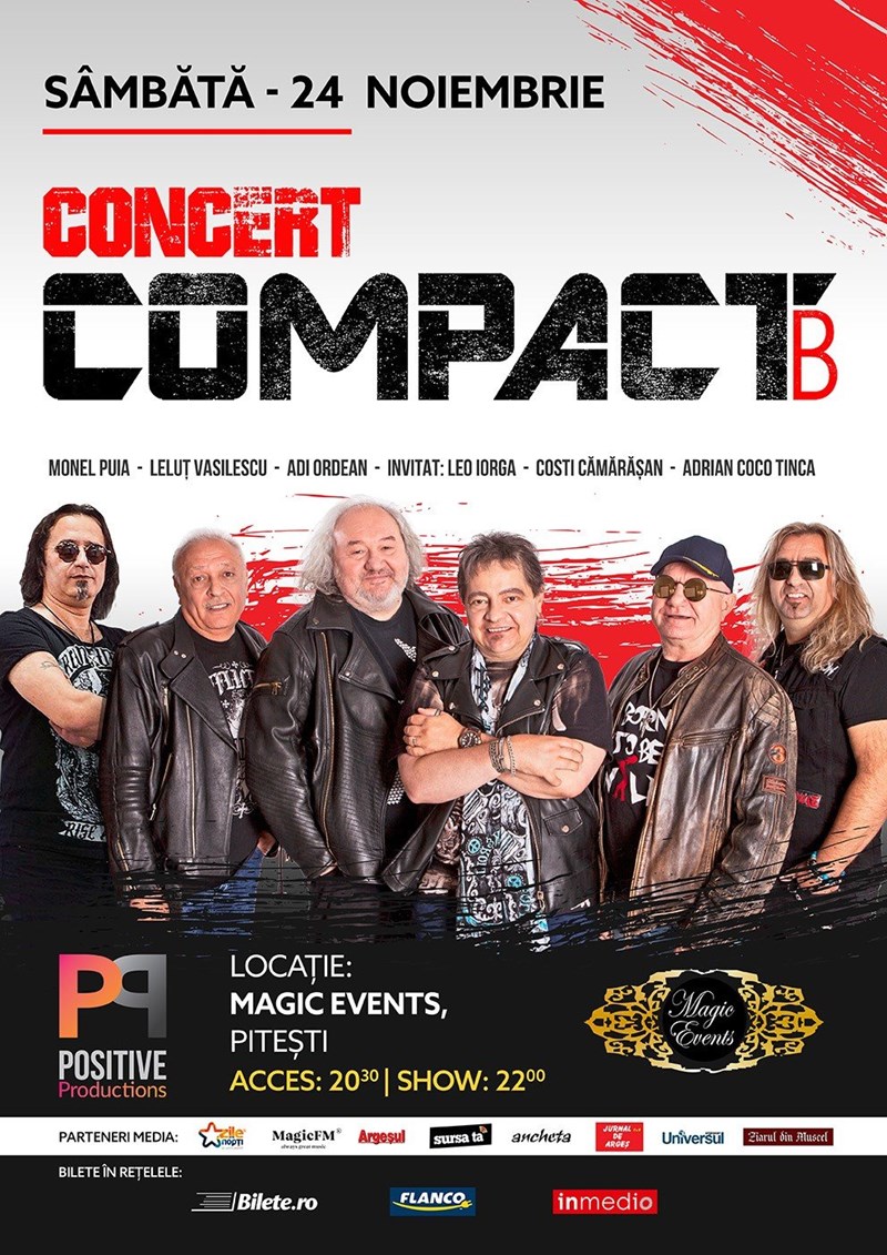 bilete Compact B in concert la Pitesti