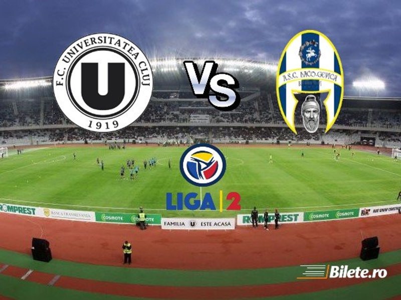 bilete FC UNIVERSITATEA CLUJ - ASC DACO-GETICA BUCURESTI