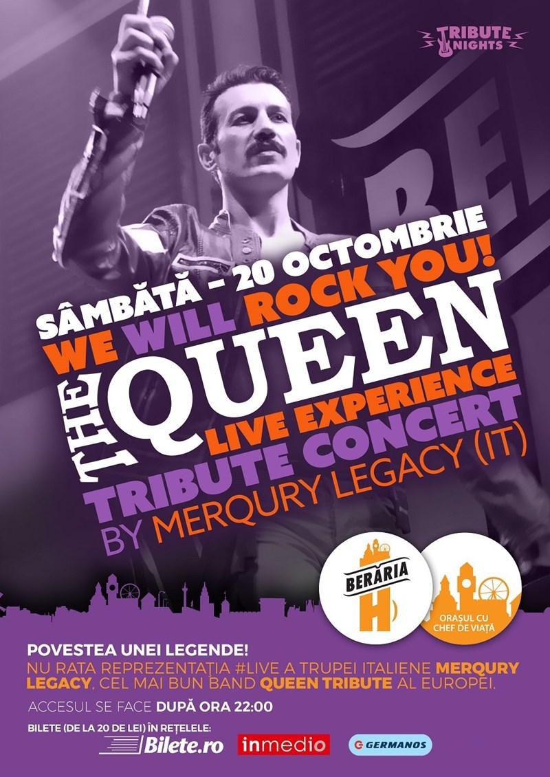 bilete We Will Rock You! - The QUEEN Live Experience by Merqury Legacy [IT]