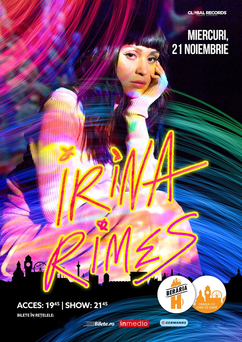 bilete Irina Rimes X Concert la Beraria H