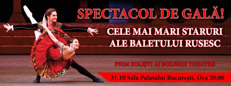 bilete Cele mai mari staruri ale baletului rusesc de la Bolshoi Theatre