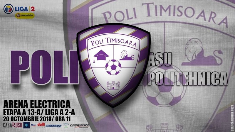 bilete Poli Timisoara - AFC ASU Politehnica Timisoara