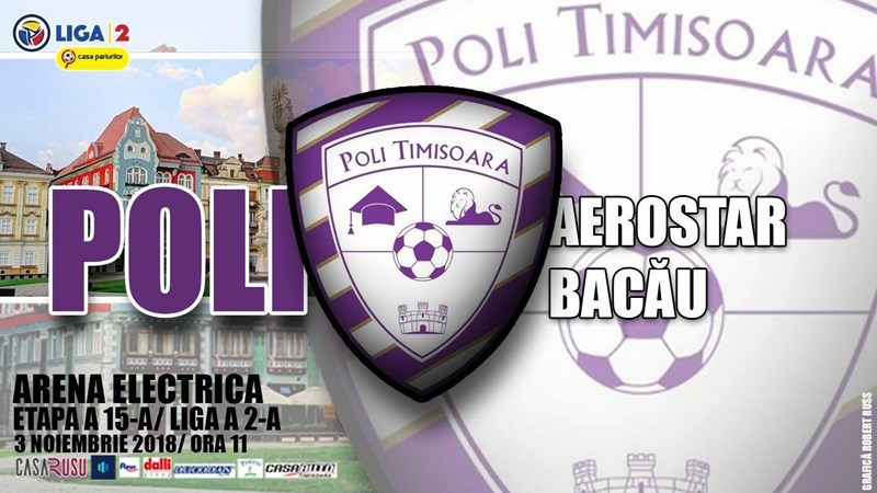bilete Poli Timisoara - CS Aerostar Bacau