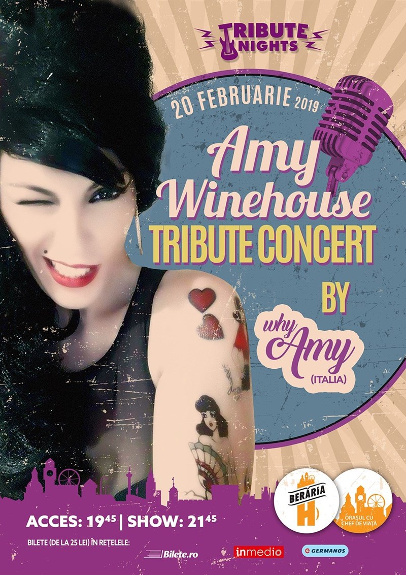 bilete Amy Winehouse Tribute Show by Why Amy