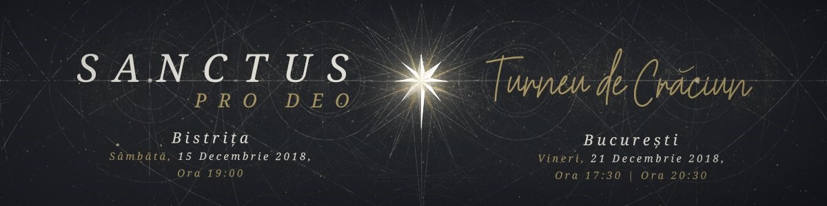 bilete Sanctus Pro Deo - Concert de Craciun