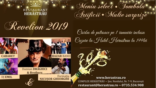 bilete Revelion cu Damian Draghici & Brothers la Restaurant Herăstrău