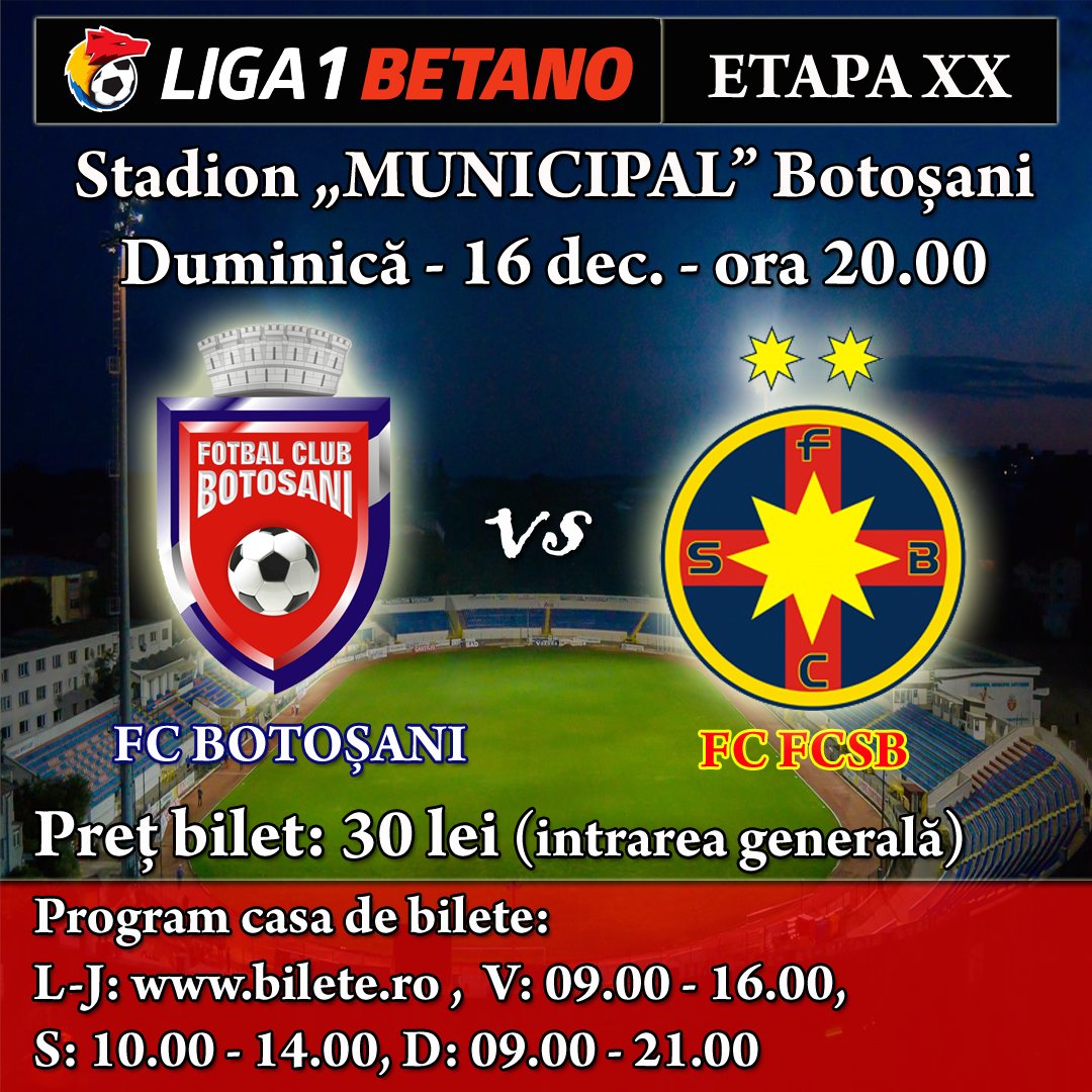 FC Botosani - FCSB