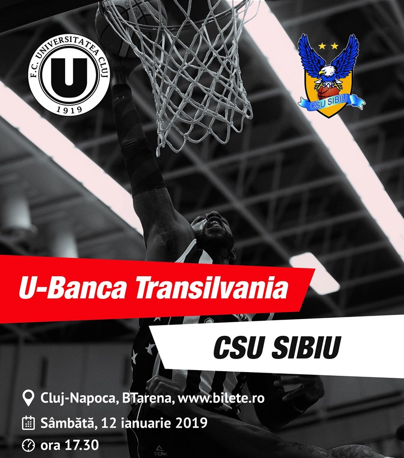 bilete U-Banca Transilvania - CSU Sibiu