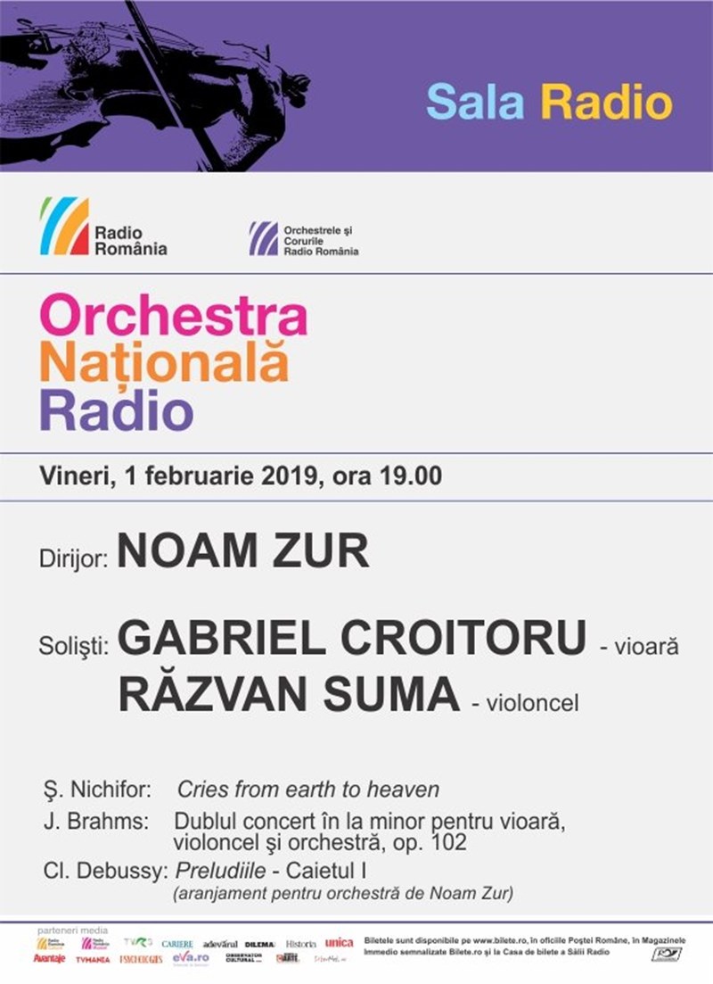 bilete Gabriel Croitoru- Răzvan Suma- Orchestra Naţională Radio
