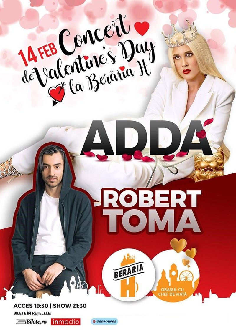bilete ADDA // Robert Toma // Concert de Valentine's Day @ Beraria H