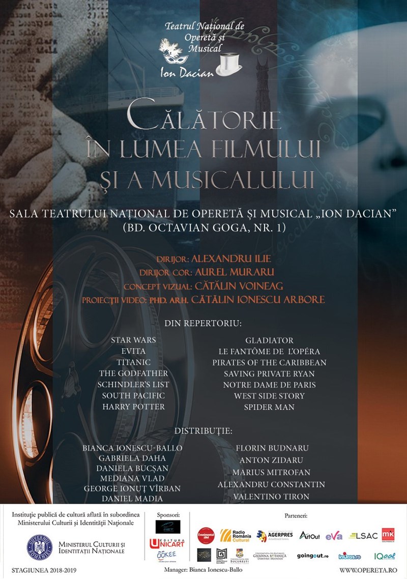bilete Călătorie în lumea filmului și a musicalului