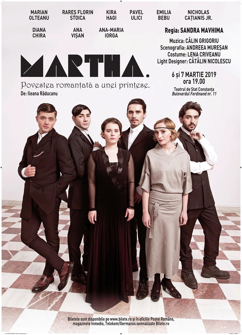 bilete Spectacol de teatru „Martha” – Povestea romantata a unei printese