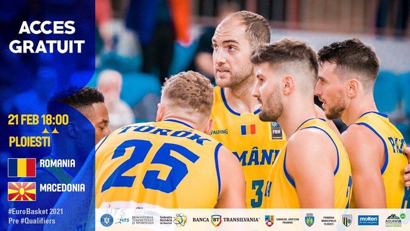 bilete Baschet masculin: Romania - Macedonia