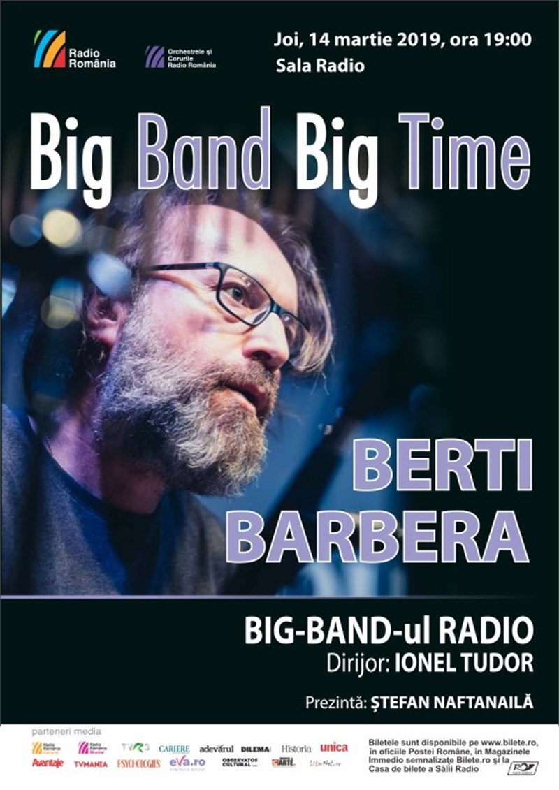 bilete Berti Barbera - Big Band Radio