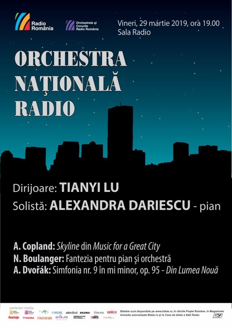 bilete Alexandra Dariescu- Tianyi Lu- Orchestra Naţională Radio