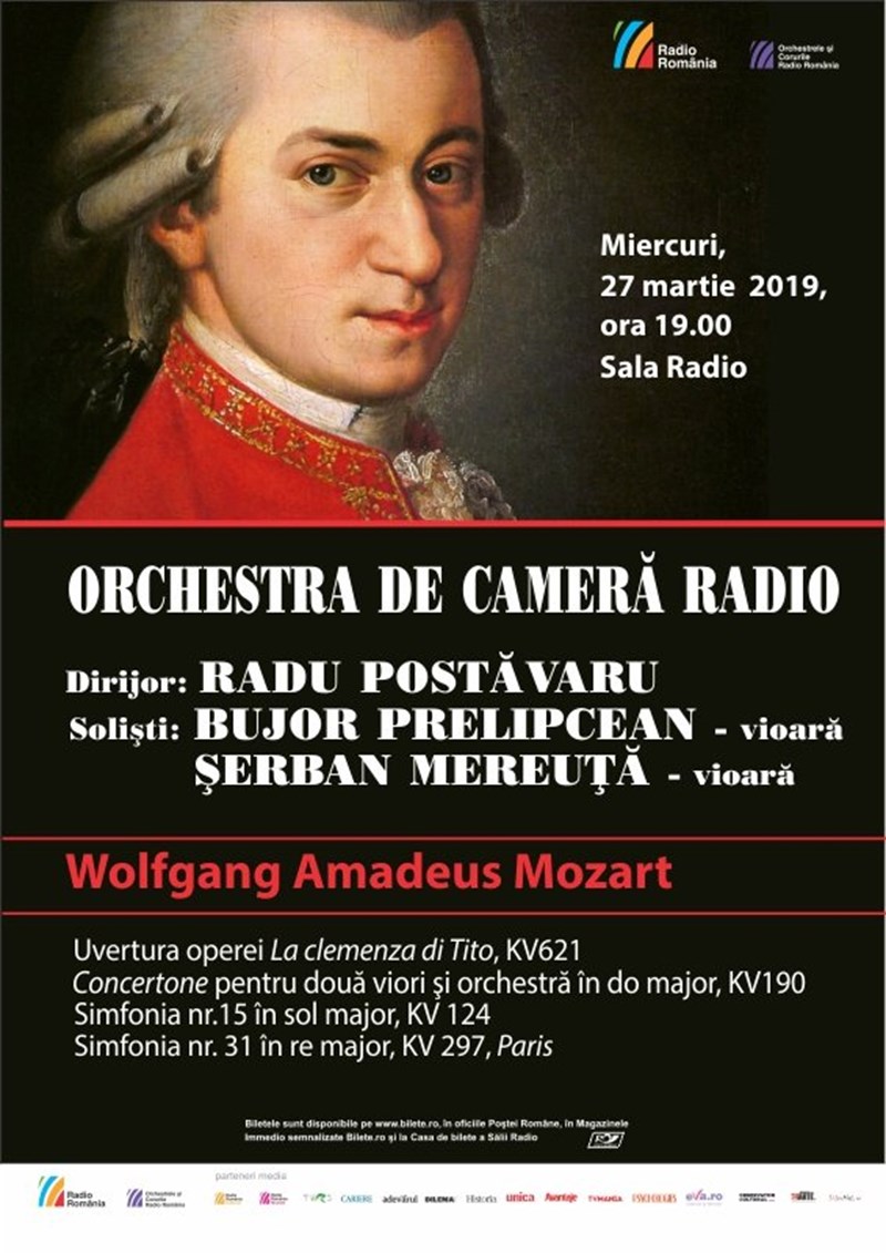 bilete Orchestra De Cameră Radio – 100% Mozart