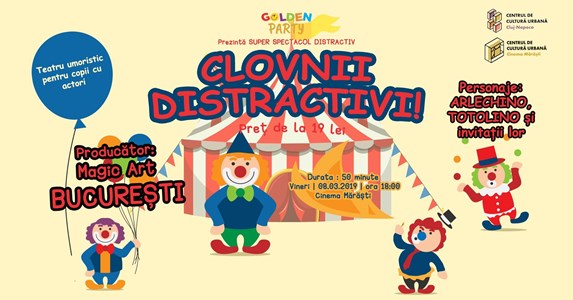 bilete Clovnii Distractivi