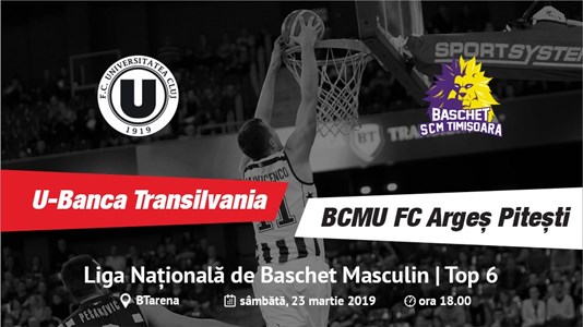 bilete U-Banca Transilvania - BC SCM Timisoara