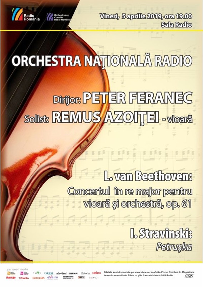 bilete Remus Azoitei - Beethoven - Orchestra Nationala Radio