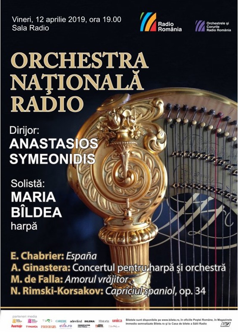 bilete Orchestra Nationala Radio - Ginastera, De Falla, Rimski-Korsakov