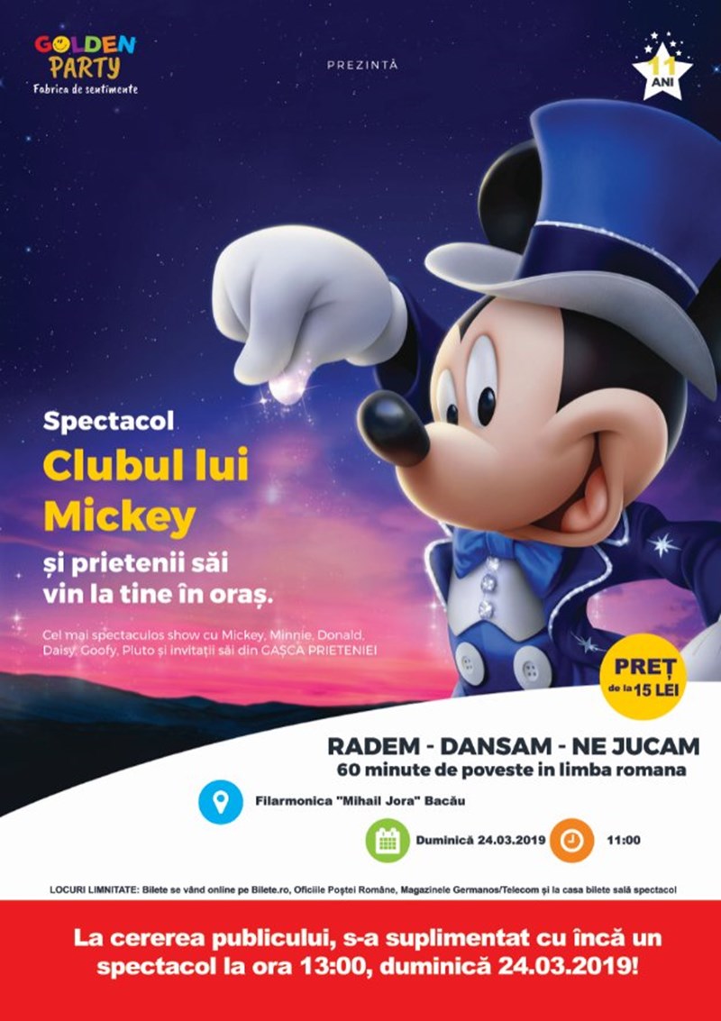 bilete Clubul lui Mickey