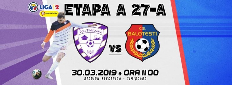 bilete Poli Timisoara - CS Balotesti