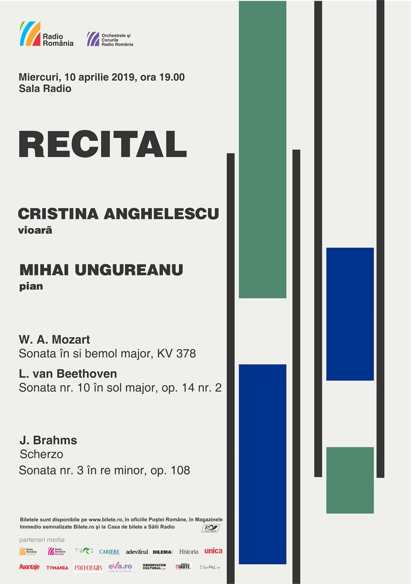 bilete Recital - Cristina Anghelescu si Mihai Ungureanu