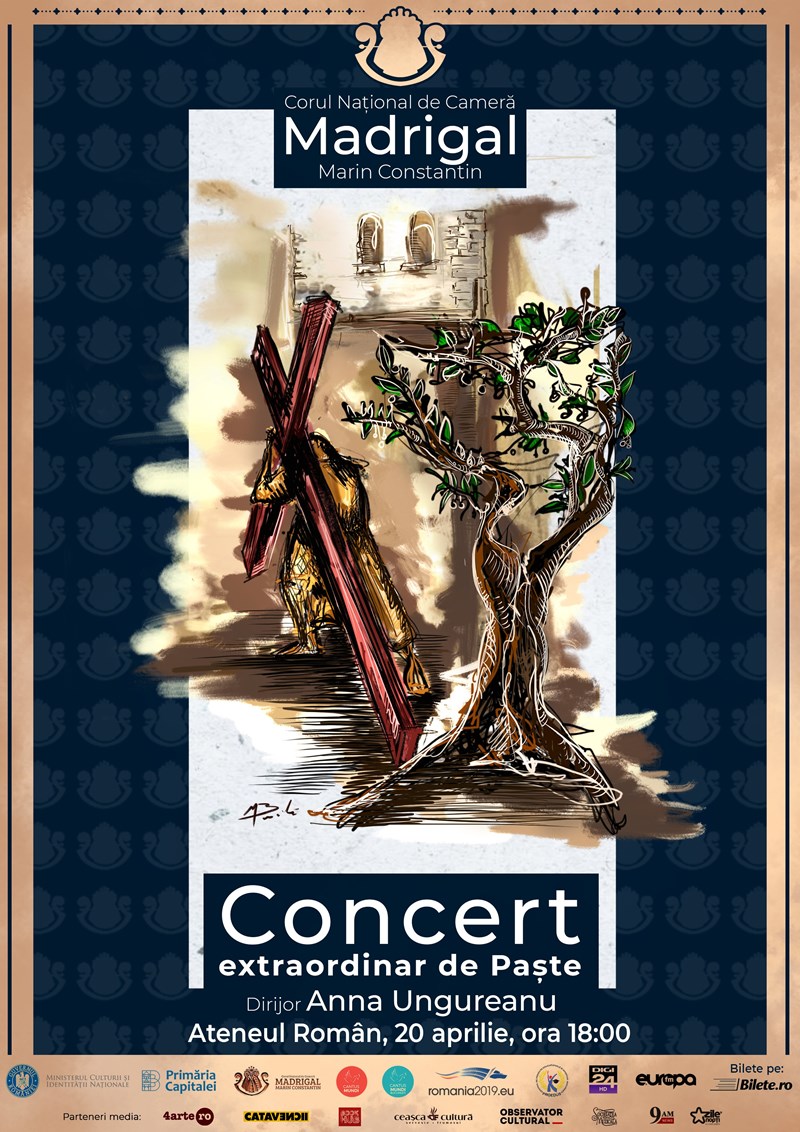 bilete Concert extraordinar de Pasti Corul National de Camera Madrigal - Marin Constantin