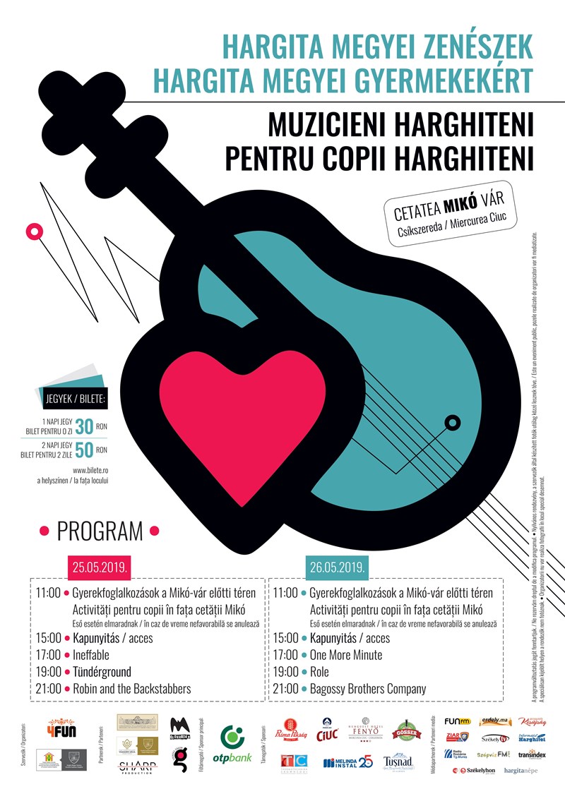 bilete Muzicieni harghiteni pentru copii harghiteni