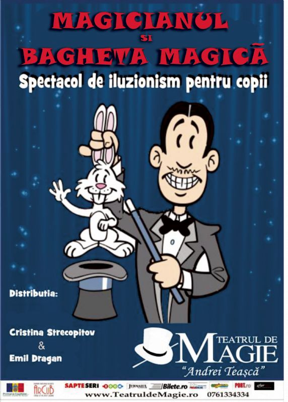 bilete Magicianul si Bagheta Magica - Spectacol de magie pentru copii
