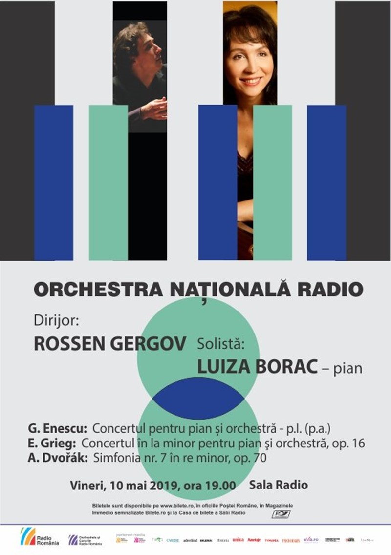 bilete Luiza Borac - Grieg - Orchestra Nationala Radio
