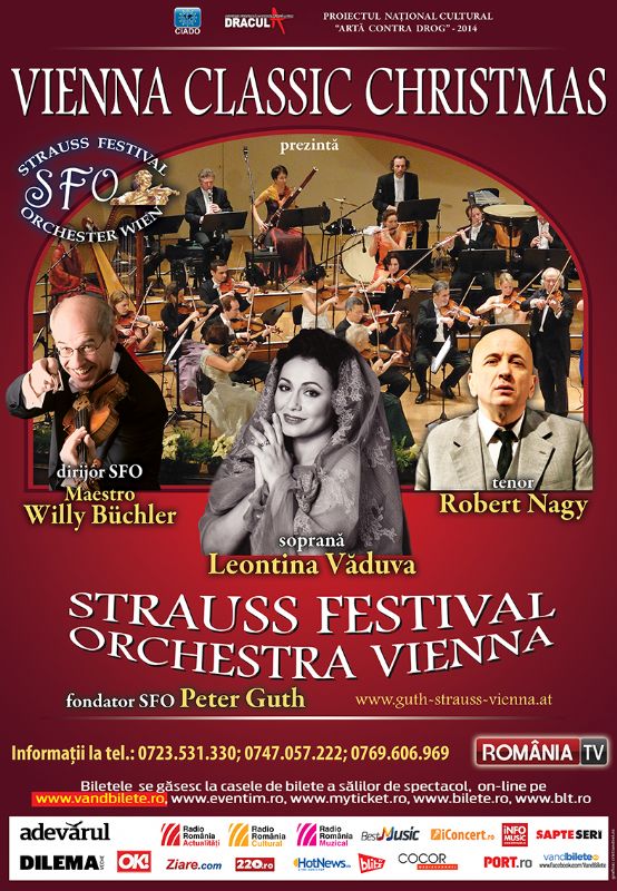 bilete Vienna Classic Christmas prezinta Strauss Festival Orchestra Vienna