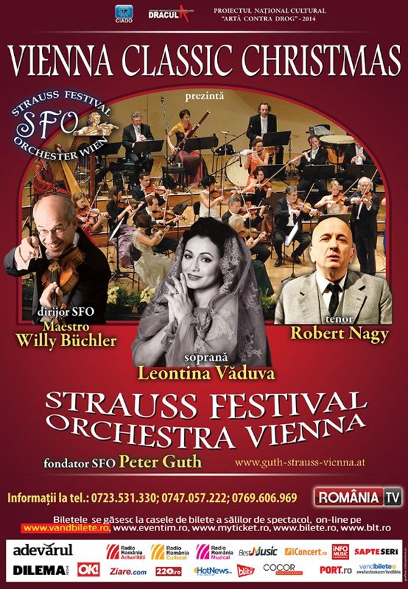 bilete Vienna Classic Christmas prezinta Strauss Festival Orchestra Vienna