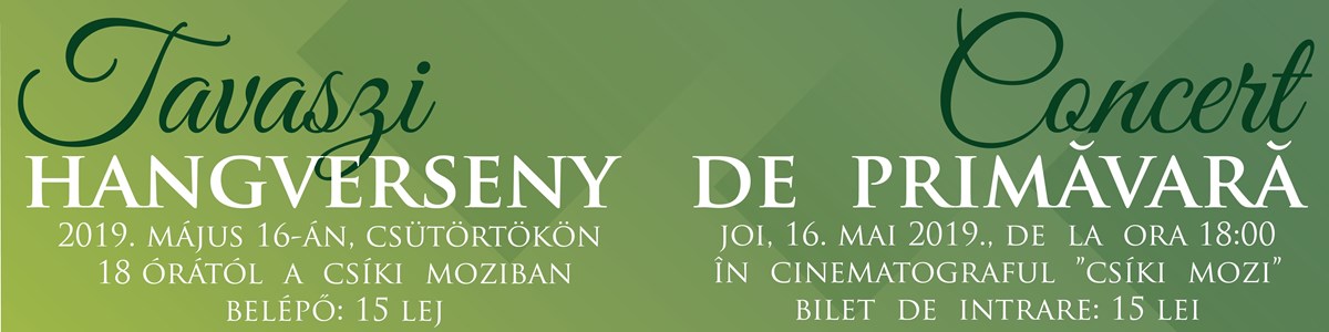 bilete Tavaszi Hangverseny