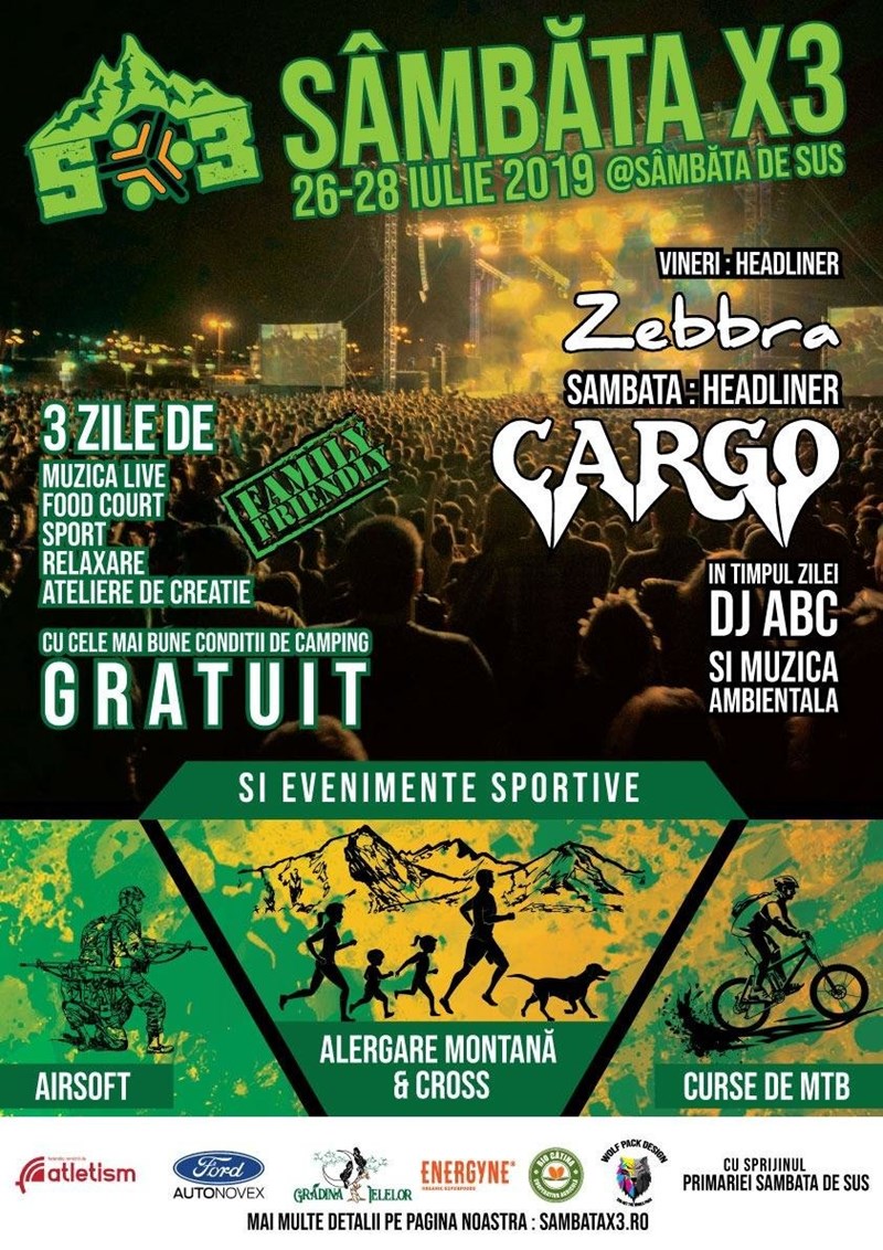 bilete Festival SAMBATA X3
