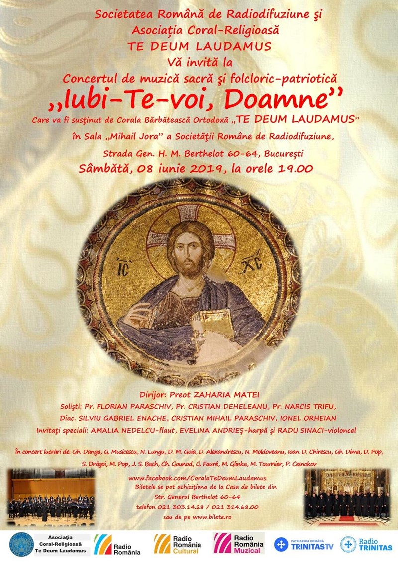 bilete Concert coral de muzica sacra - Iubi-Te-voi, Doamne