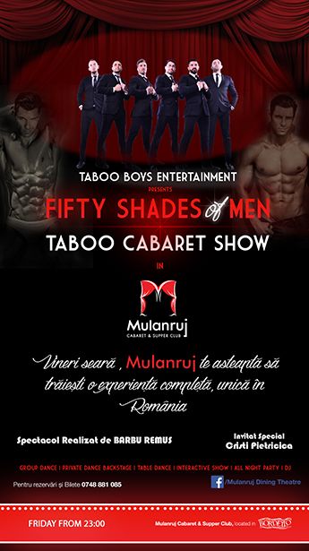 bilete Fifty Shades of Men - Taboo Cabaret Show